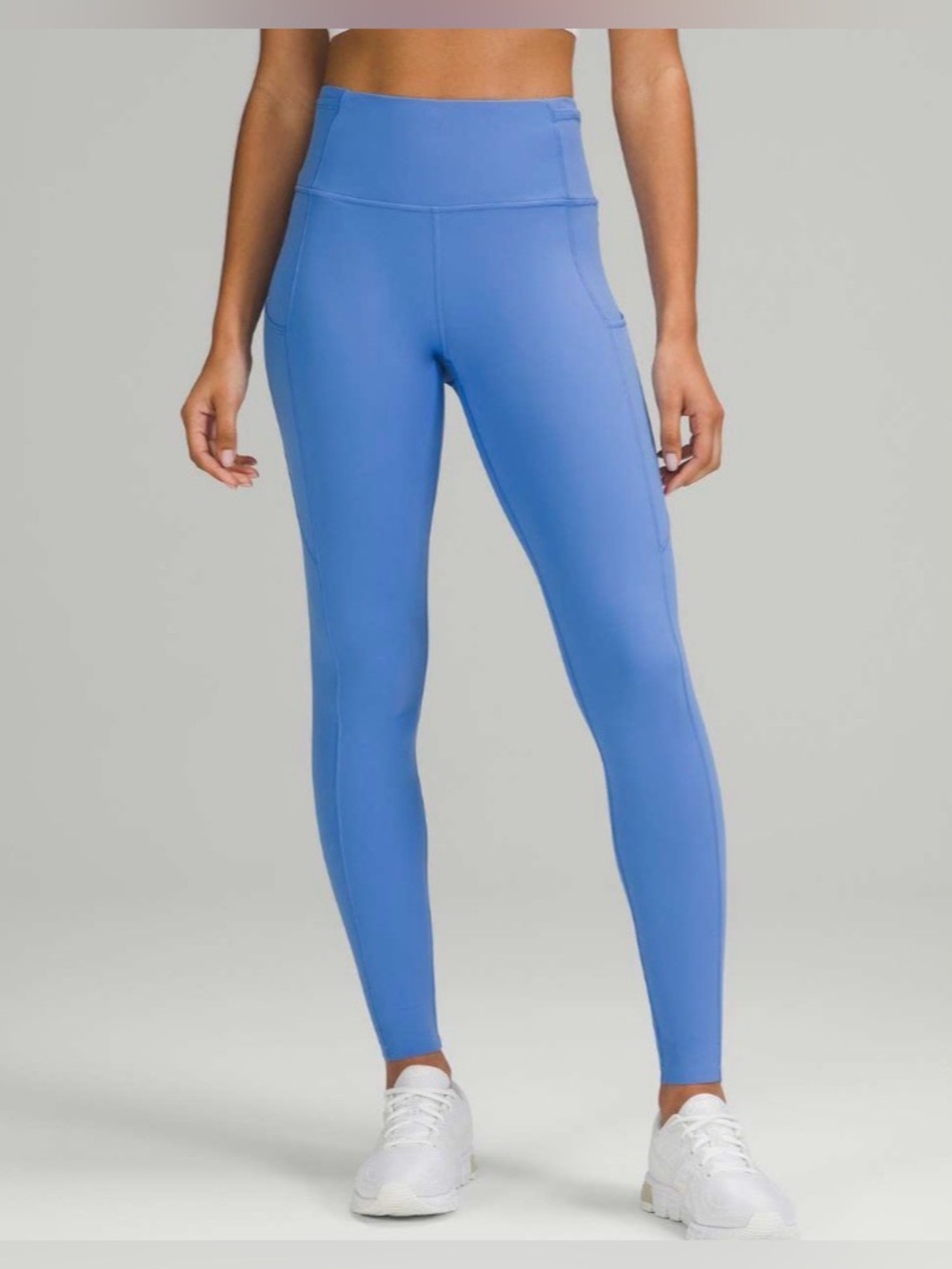 NWOT Lululemon Fast and Free Brushed Fabric HR Tight 28"- Blue Nile/ Size 0